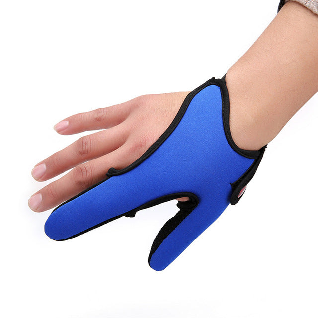 2 Fingers Protector Breathable Anti-Slip Anti-Cut Fishing Gloves