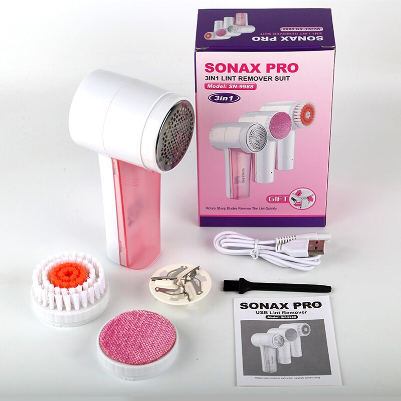 The Newest 3in1 Recharge Electric Fabric Shaver Trimmer