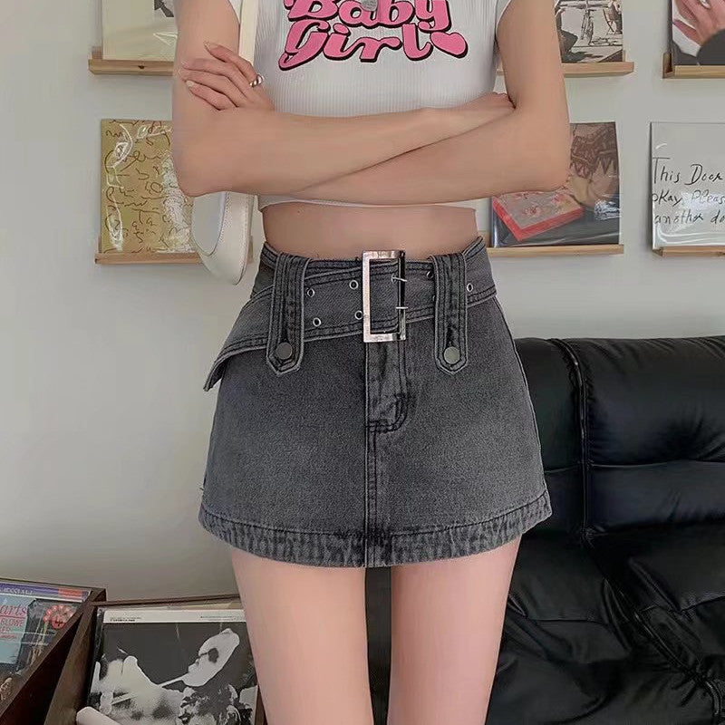 Women Summer Summer Denim Mini Skirts