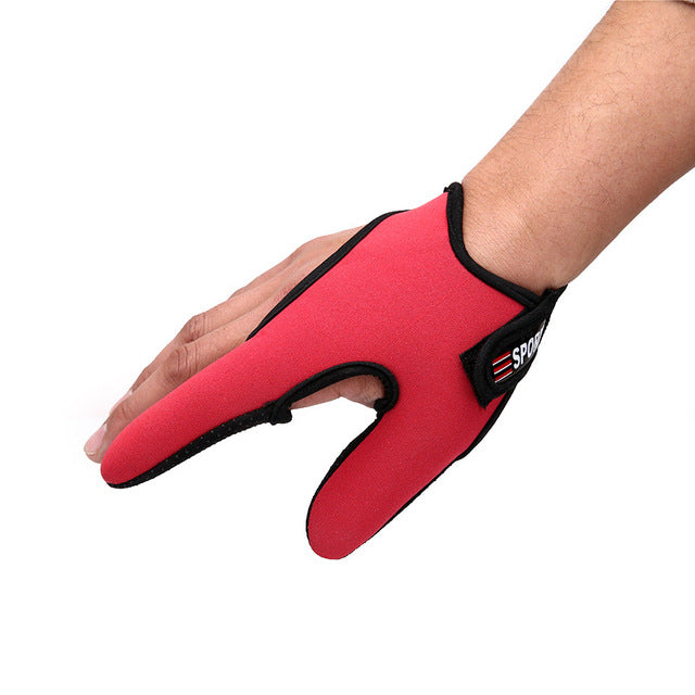 2 Fingers Protector Breathable Anti-Slip Anti-Cut Fishing Gloves