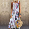 Women's Strap Dress Maxi long Dress Sleeveless Geometric Hot Elegant Blushing Pink Green M L XL XXL 3XL 4XL 5XL