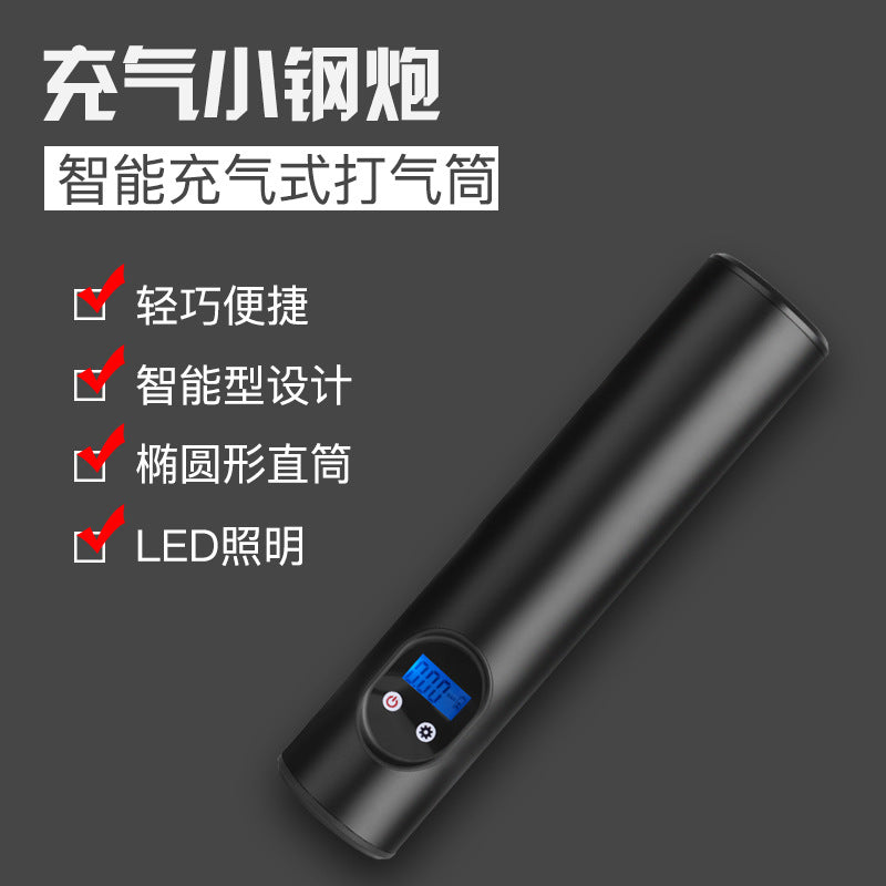 Built-in 6000mA Battery DC12V Intelligent Digital Display Inflatable Pump Car Bicycle Air Pump