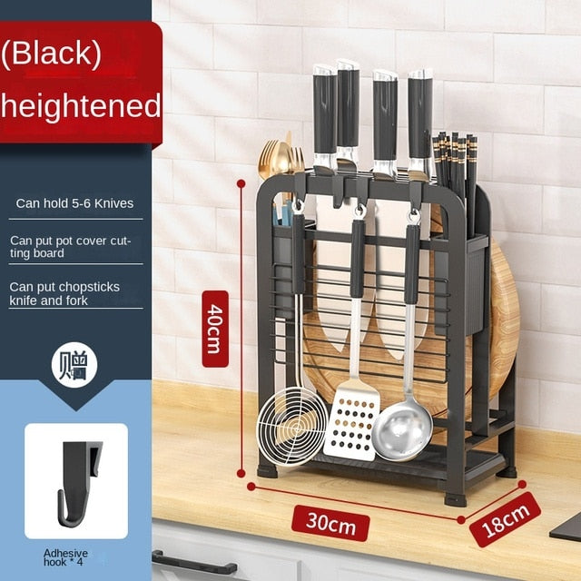 Kitchen Countertop Knife Rest Multifunctional Storage Rack