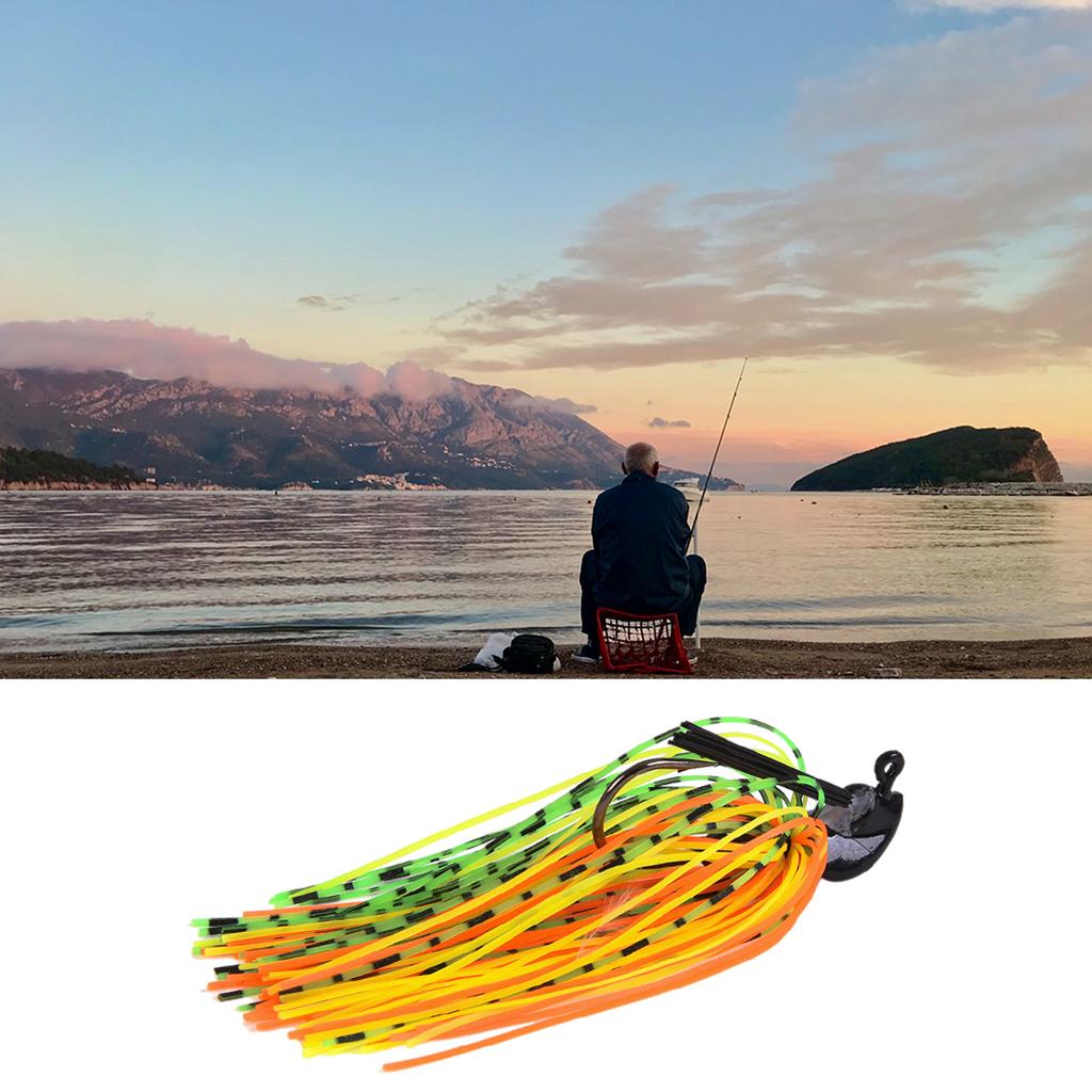 Bass Fishing Jigs Football Jigs Metal Fishing Lures Kit