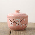 350ML Plum Blossom Ceramic Cookware Soup Pot Cooking Pot