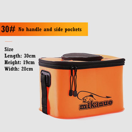 Portable Fishing Storage Boxes Fold Live Fish Bag Organizer Bucket