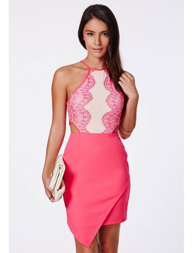 Plus Size Pink Elegant Fashion Dresses