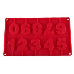 Number 0-9 3D Silicone Mold Chocolates Mold Cake Baking Tool