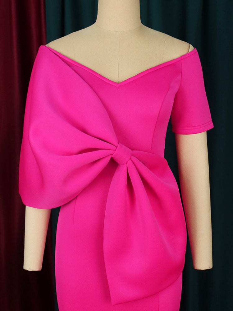 Plus Size Long Prom Dresses Sexy Off Shoulder Bodycon Party Dress Gowns