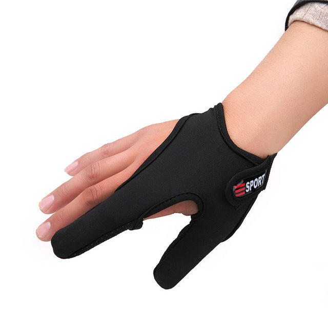 2 Fingers Protector Breathable Anti-Slip Anti-Cut Fishing Gloves