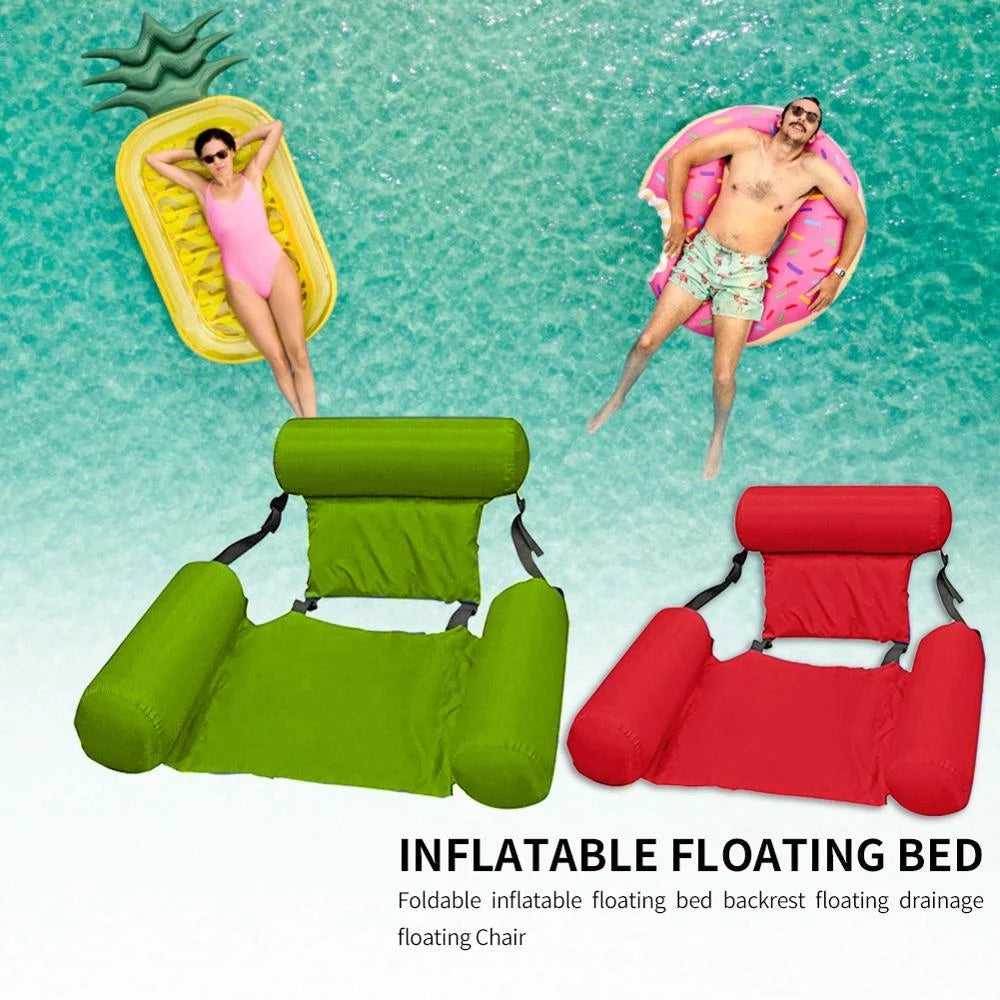 Inflatable Mattresses Water Swimming Pool Accessories Hammock Lounge Chairs Pool Float