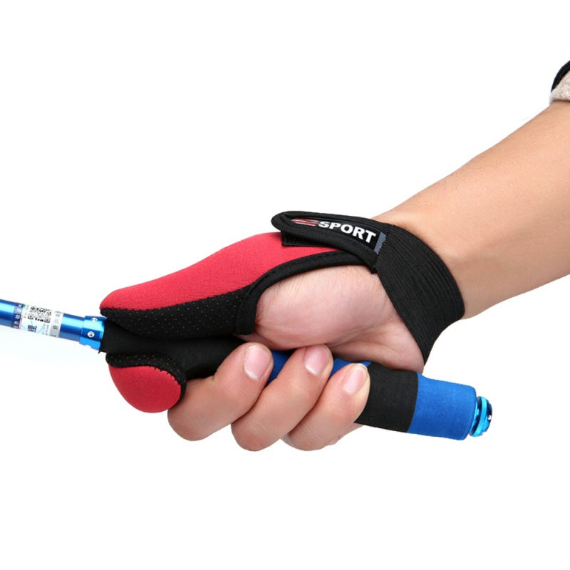 2 Fingers Protector Breathable Anti-Slip Anti-Cut Fishing Gloves