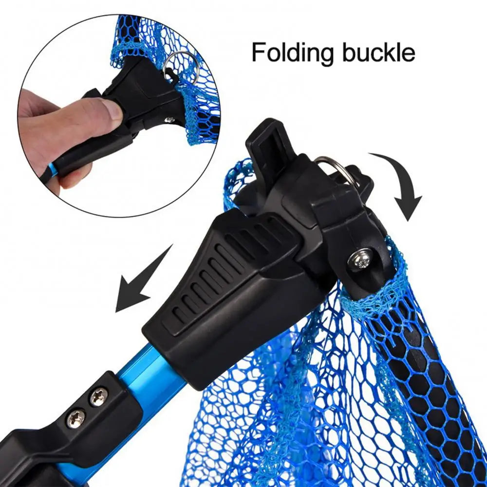 Foldable Telescopic Fishing Net Aluminum Alloy Landing Net