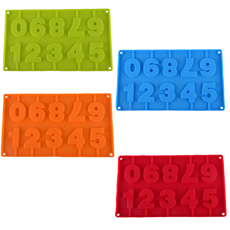 Number 0-9 3D Silicone Mold Chocolates Mold Cake Baking Tool