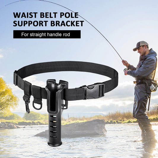 Adjustable Waist Belt Fishing Rod Belly Support Stand Up Pole Holder