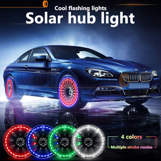 Car Tire Valve Light Strobe Light Wheel Hub Light 4 Modes Led Strobe Light