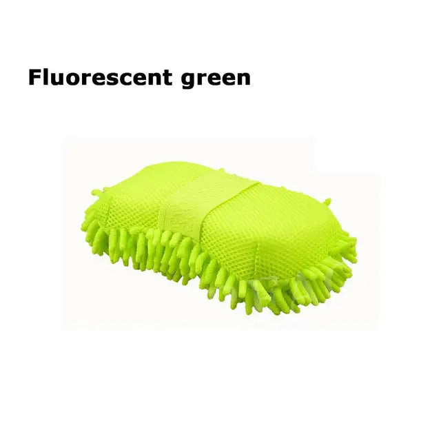 Microfiber Wash Sponge Ultra Soft Automobile Cleaning  Brush