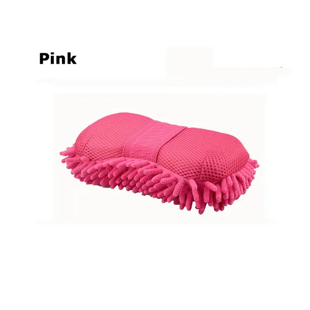 Microfiber Wash Sponge Ultra Soft Automobile Cleaning  Brush