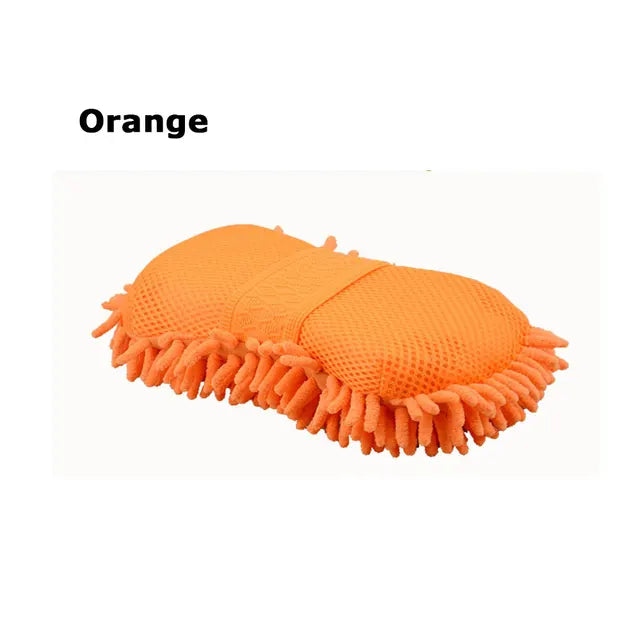 Microfiber Wash Sponge Ultra Soft Automobile Cleaning  Brush