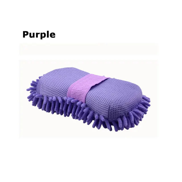 Microfiber Wash Sponge Ultra Soft Automobile Cleaning  Brush
