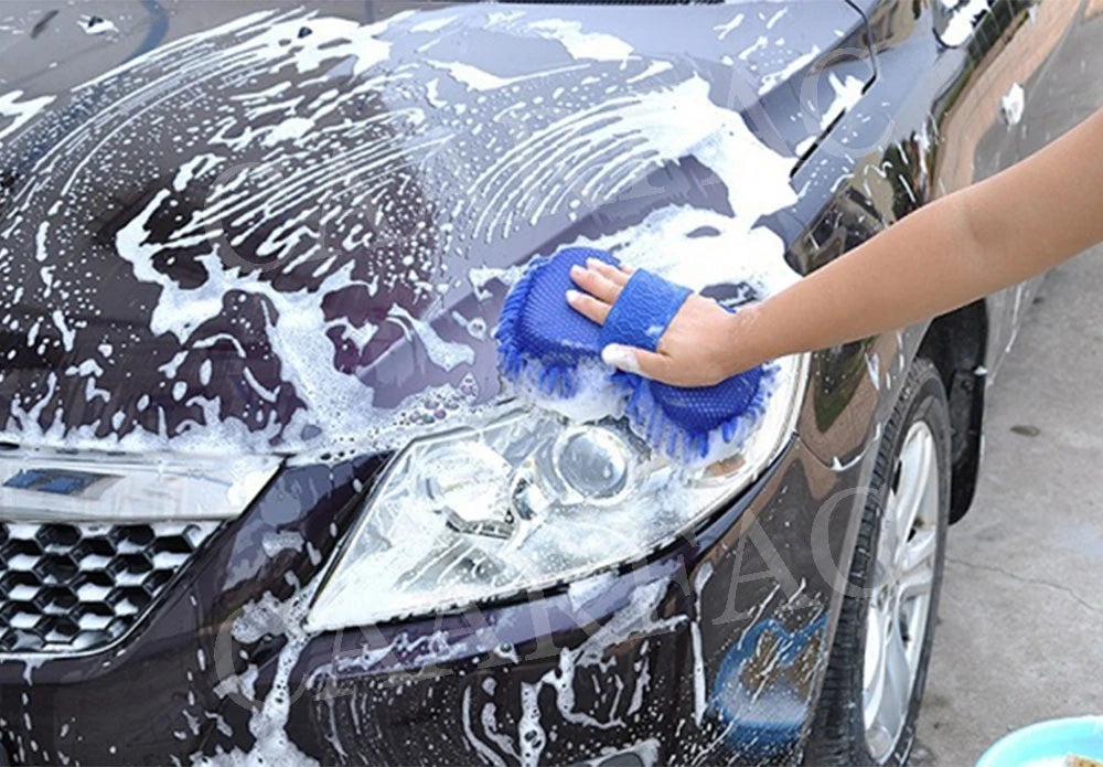 Microfiber Wash Sponge Ultra Soft Automobile Cleaning  Brush