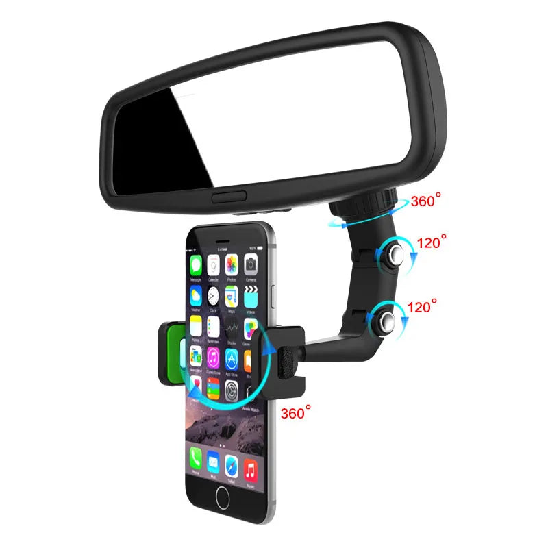 Multifunctional 360 Degree Rotatable Hanging Clip Bracket Mobile Phone Holder