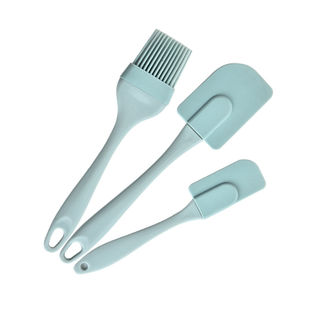 Silicone Cream Scraper Oil Brush Kitchen Baking Tool