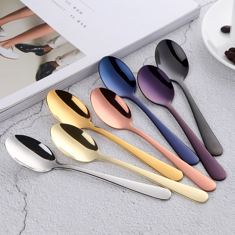 High Quality Dessert Cake Fruit Spoons Scoop Dinnerware Tools