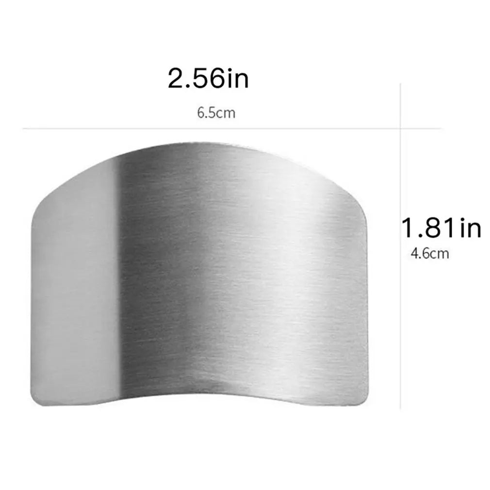 Adjustable Stainless Steel Finger Hand Guard Finger Guard Safe Kitchen Cooking Tools