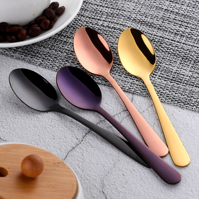 High Quality Dessert Cake Fruit Spoons Scoop Dinnerware Tools