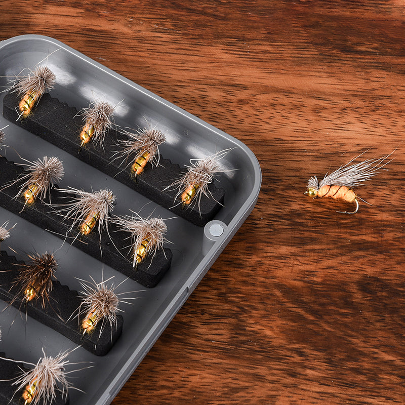 40Pcs/Box Trout Nymph Fly Fishing Lure Assorted Flies Kit