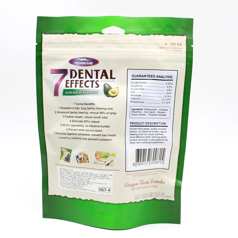 1000Pcs Avocado Dental Snacks Dog Natural Treats
