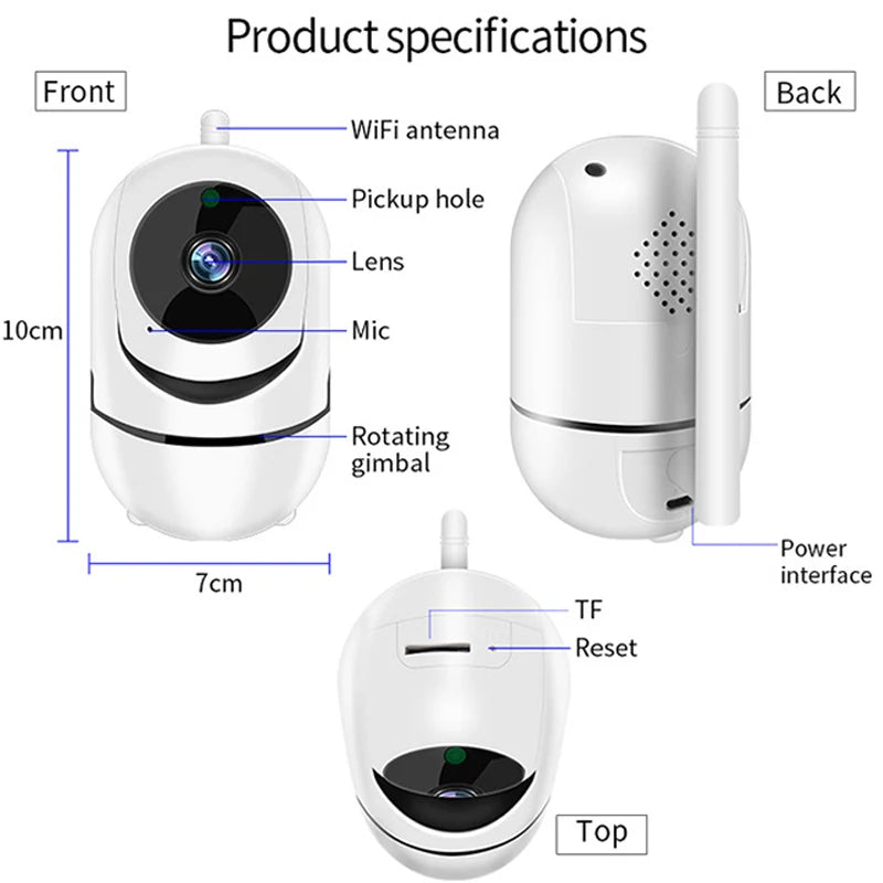 IP Camera Smart Wifi Camera Wireless Infrared Surveillance Camera