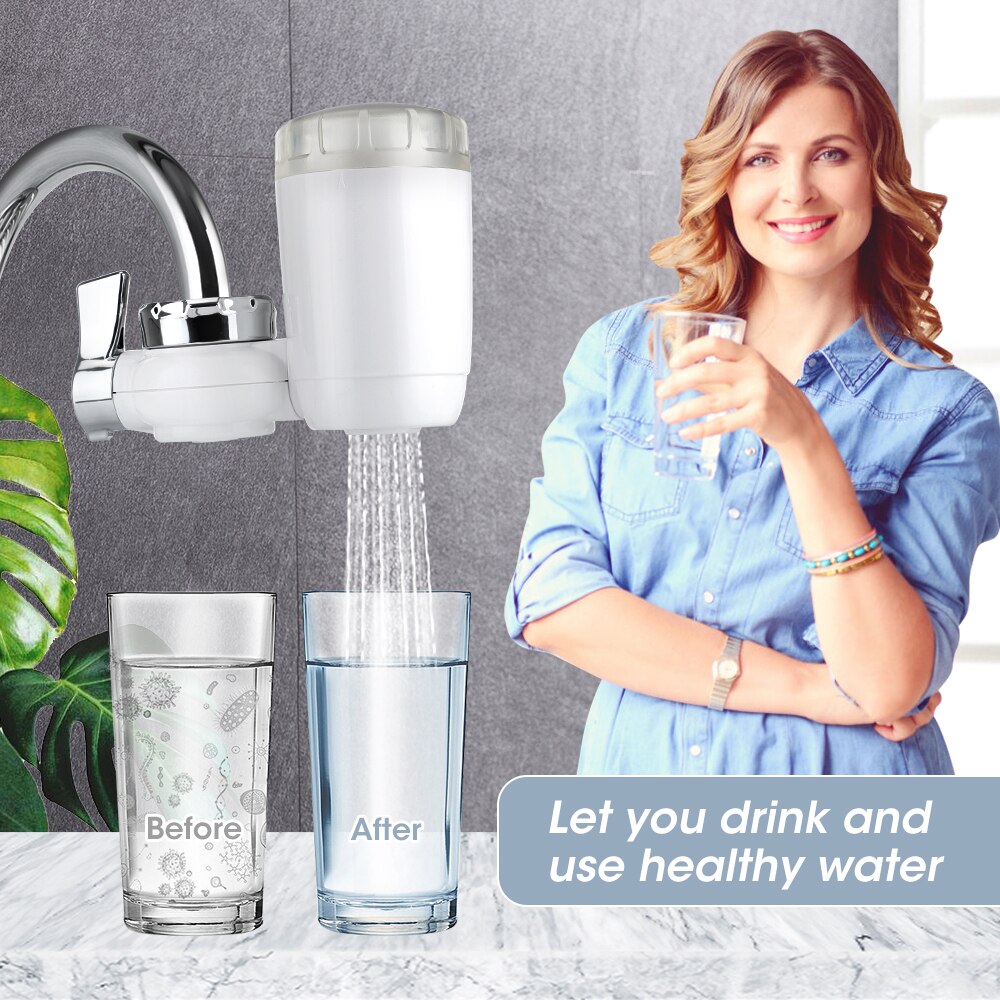 Tap Water Purifier Clean Washable Kitchen Faucet Ceramic Percolator