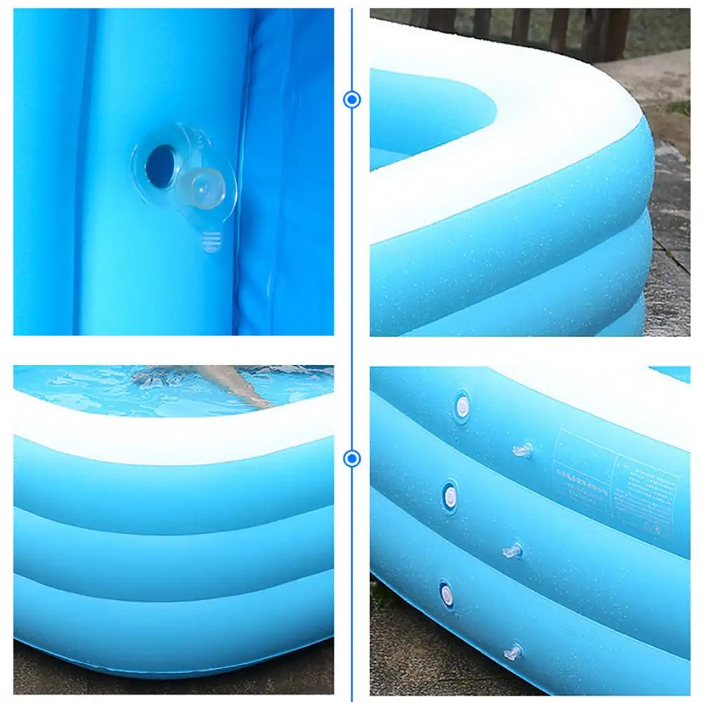 Inflatable Pool PVC Children Swimming Pool Kids Play Bathing Tub