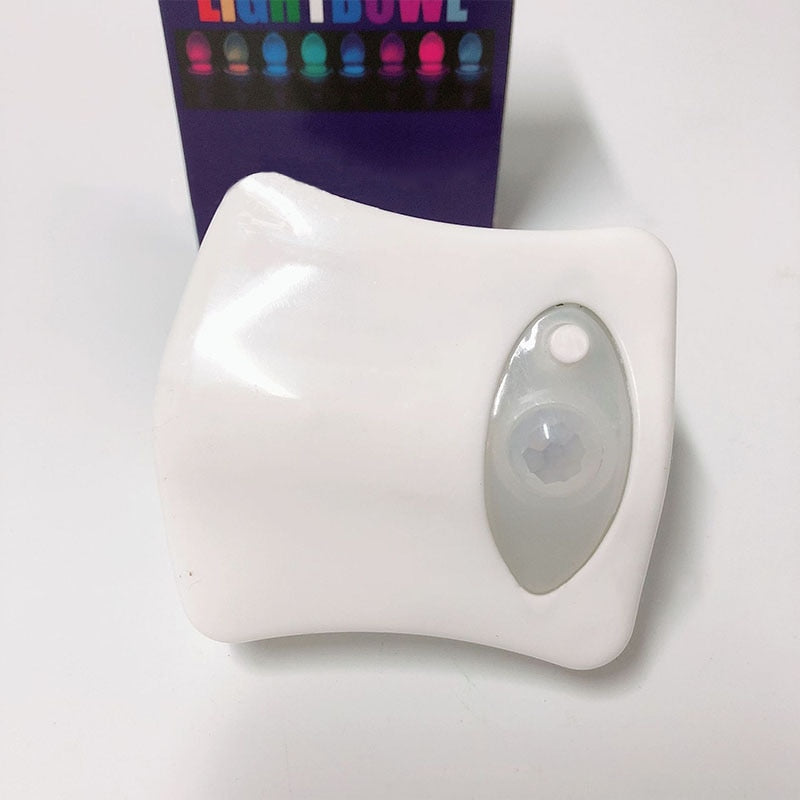 Smart Bathroom Toilet Nightlight LED Body Motion Seat Sensor Lamp