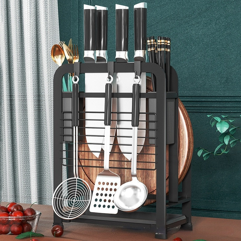 Kitchen Countertop Knife Rest Multifunctional Storage Rack