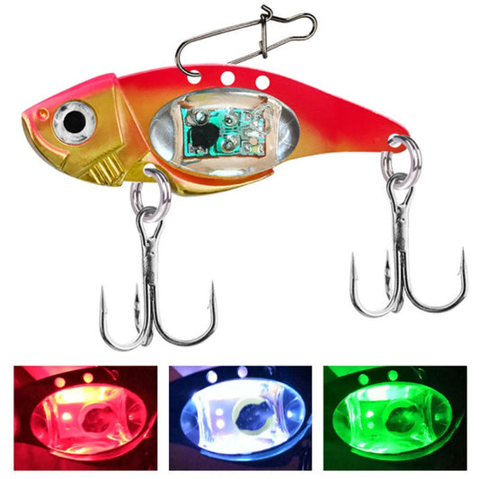 LED Light Fishing Lure Treble Hook Electronic Fishing Bait Lamp Luminous Bait