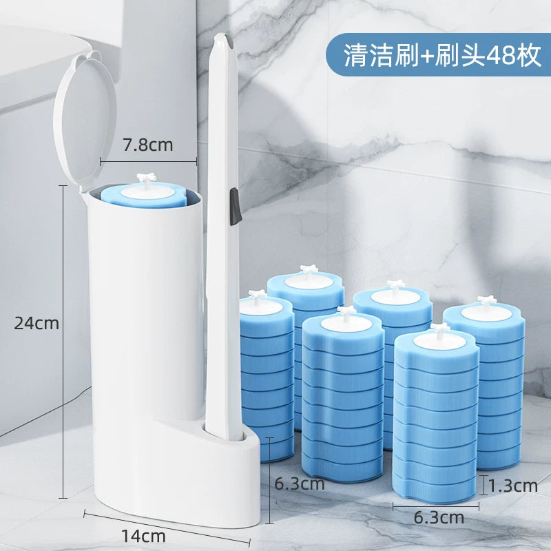 Disposable Household No Dead Angle Toilet Cleaner Wall-Mounted Toilet Brush