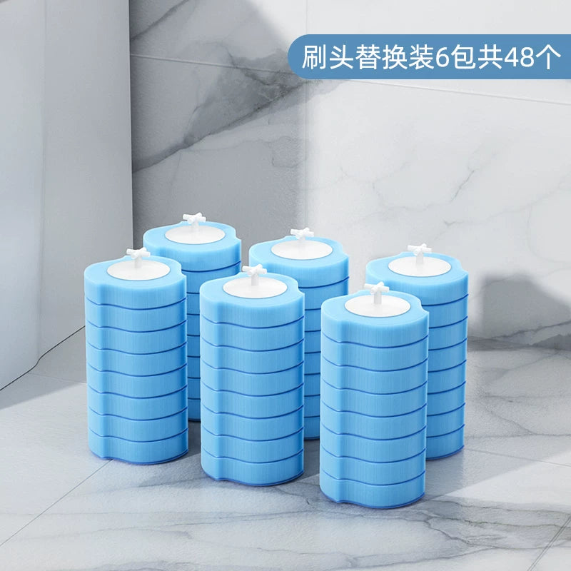 Disposable Household No Dead Angle Toilet Cleaner Wall-Mounted Toilet Brush