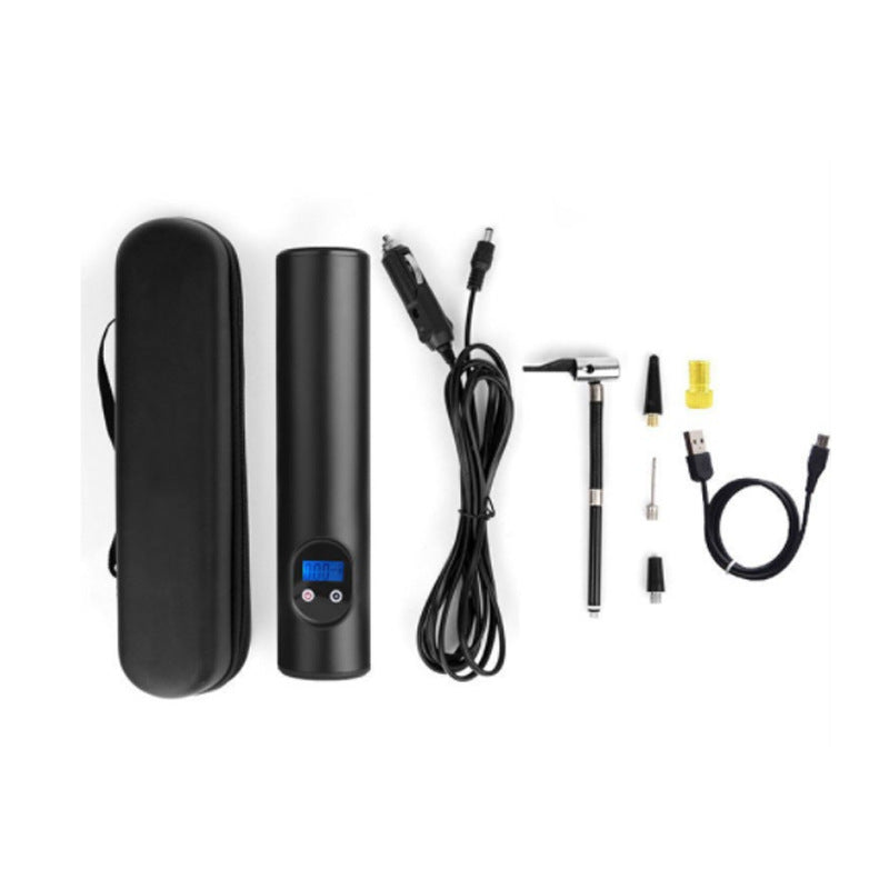 Built-in 6000mA Battery DC12V Intelligent Digital Display Inflatable Pump Car Bicycle Air Pump