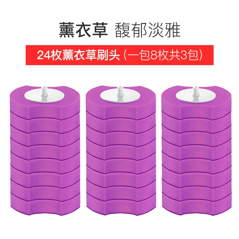 No Dead Angle Replacement Head Wall-Mounted Wash Toilet Brush