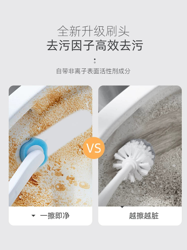 Disposable Household No Dead Angle Toilet Cleaner Wall-Mounted Toilet Brush