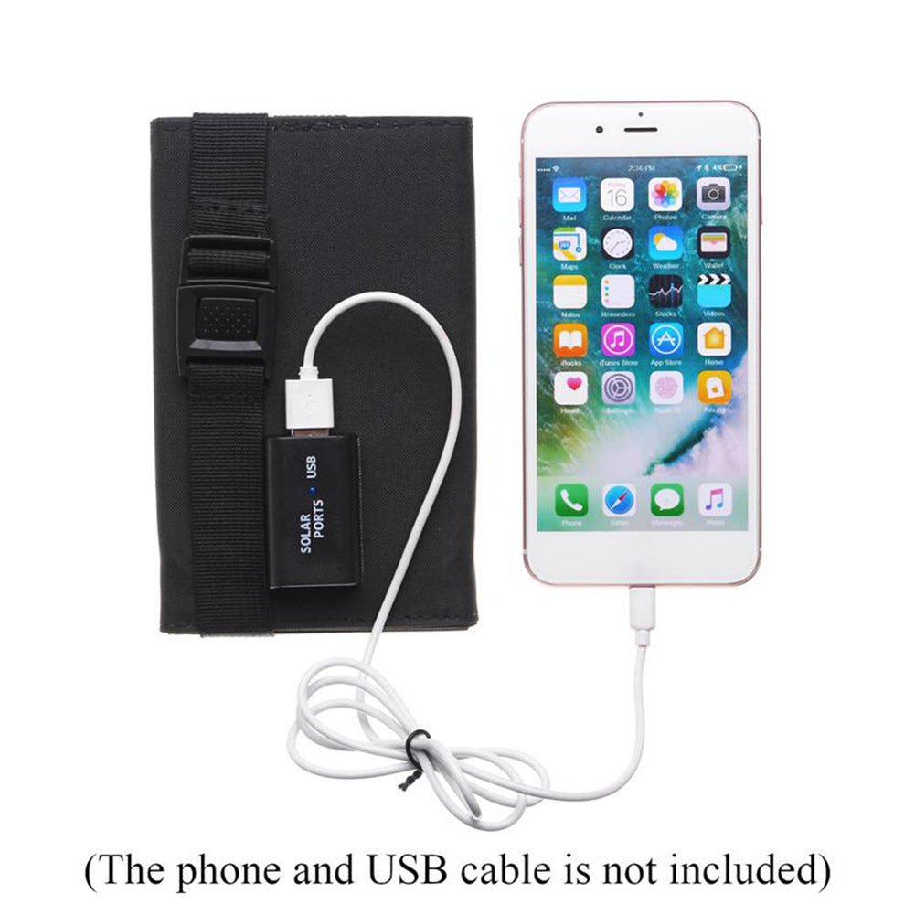 Outdoor Mobile Phone Solar Panel Charging Bag