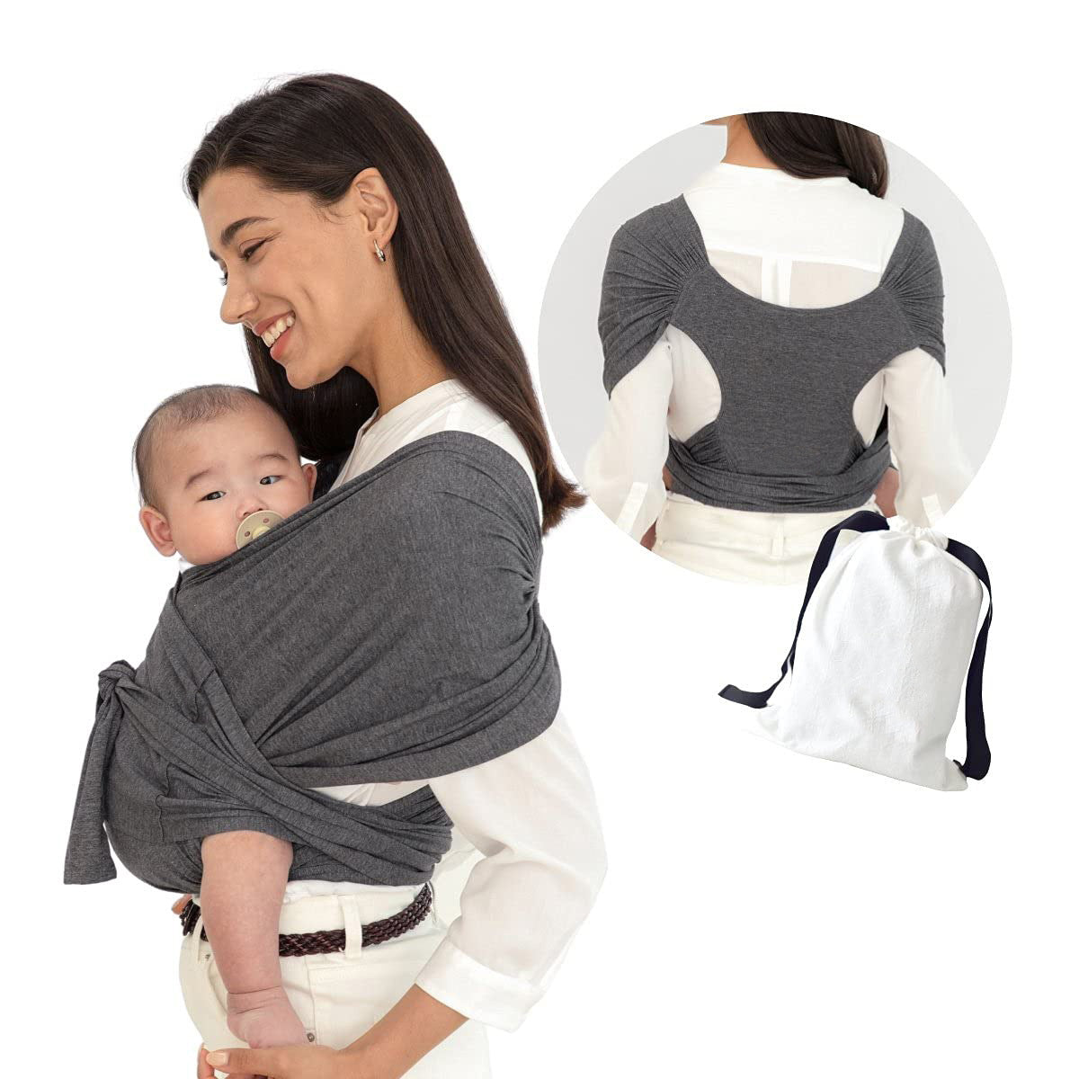 Baby Carrier Summer Cotton Cross Simple Back Scarf