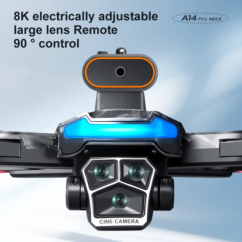 Drone with Camera Professional 4K HD Aerial Photography Dron GPS Return 4.5inch LCD Screen RC Quadcopter Three Camera Drone Toys