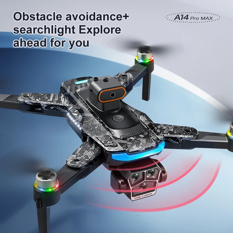 Drone with Camera Professional 4K HD Aerial Photography Dron GPS Return 4.5inch LCD Screen RC Quadcopter Three Camera Drone Toys