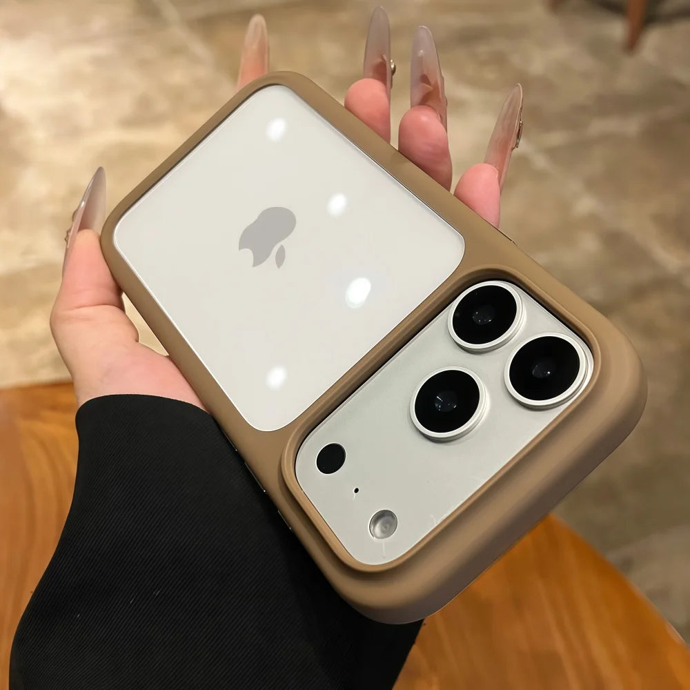 Intelligent Camera Touch Button Crystal Clear Phone Case for iPhone 17 Pro Max 17 Pro 17 Air Transparent Shockproof Cover Funda