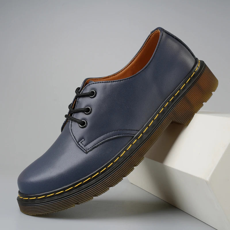 Casual Sneaker Leather Shoes Loafers Sports and Leisure Soft and Comfortable Fashion Round Toe Men's Casual Shoes Work Wear