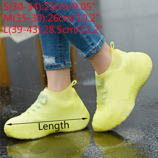 Waterproof Reusable Rubber Boot Cover Rain Boots